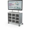Mooreco Compass Cabinet Maxi H2 With TV Mount Cool Grey 66.1in H x 42in W x 19.2in D B3A1B1E1A0